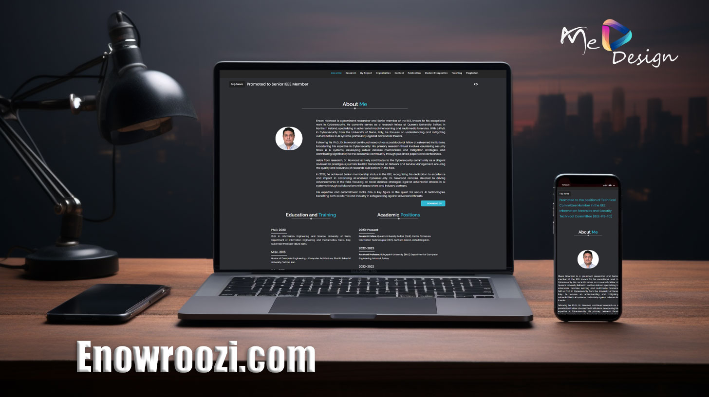 طراحی سایت شخصی